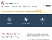 Tablet Screenshot of gunnarstrad.se